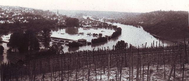 Jahrhunderthochwasser in Benningen, Mai 1978